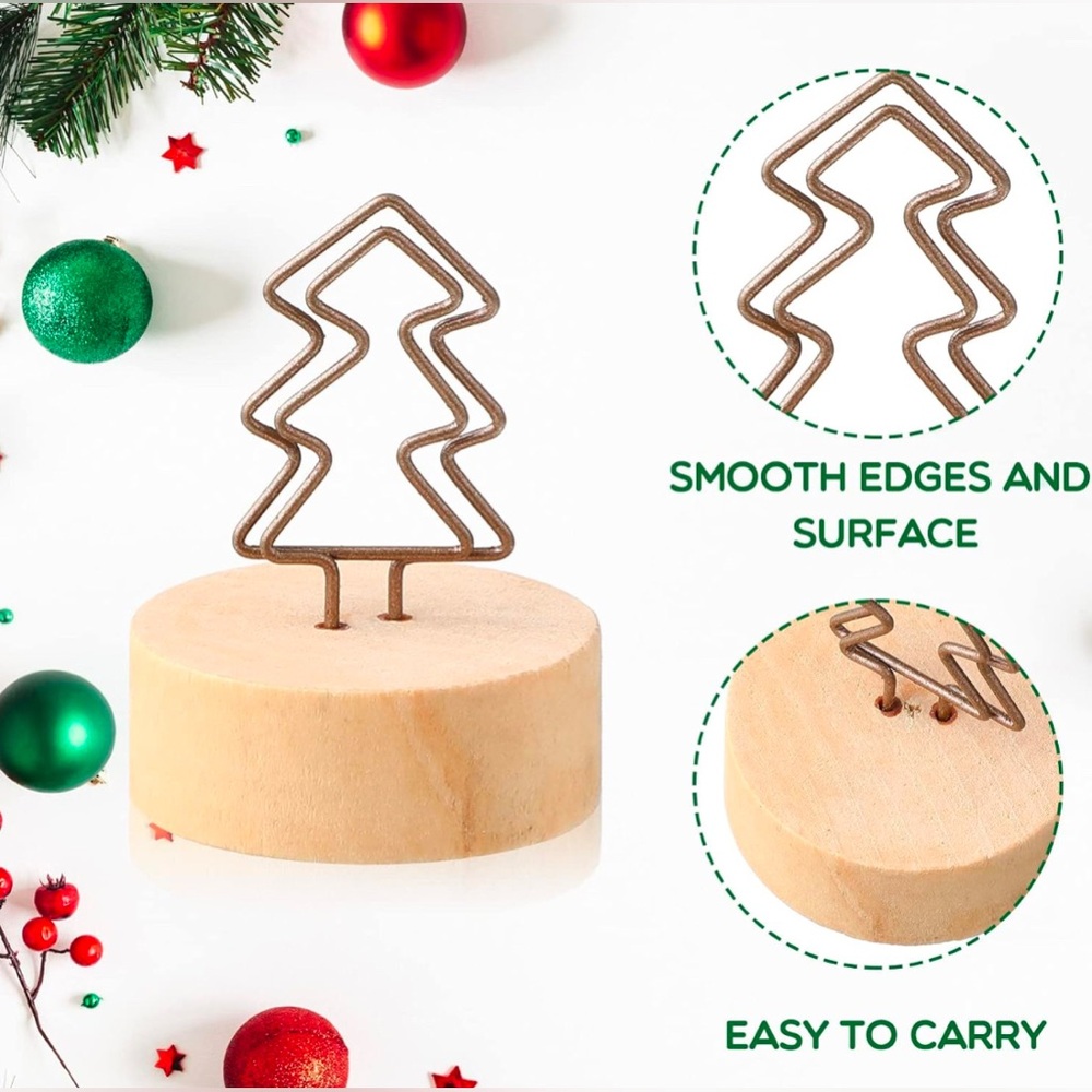 Set of 4 Wire Tree Place Card Holders